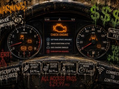 The Modern Car Is Quietly Becoming A Subscription Surveillance Device