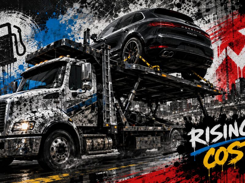 THE $800 PORSCHE RIDE — WHEN INFLATION GETS LOADED ON A CAR HAULER